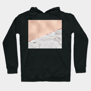 St Tropez rose gold marble Hoodie